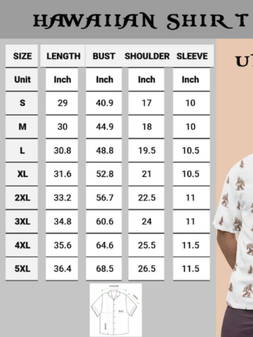 Hot Dog Hawaiian Shirt: White Short-Sleeve Foodie Button-Down - Picture 3 of 3